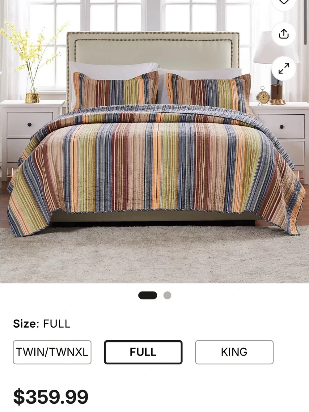 Greenland Home Fashions Greenland Home Katy Quilt Set (1) FULL (2) TWIN /TWIN XL